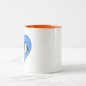 Tasse 2 Couleurs Amour des pingouins (Centre)