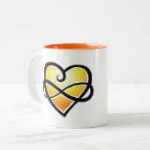 Tasse 2 Couleurs Amour d'Inifnite (Devant gauche)