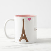 Tasse 2 Couleurs amour d'oeil… (Gauche)
