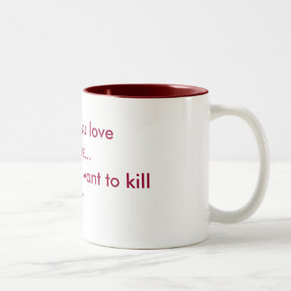 Tasse 2 Couleurs Amour et haine