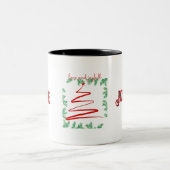 Tasse 2 Couleurs amour et joyeux (Centre)