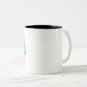 TASSE 2 COULEURS AMOUR ÉTÉ (Devant droit)