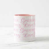 Tasse 2 Couleurs Amour Grammy (Centre)