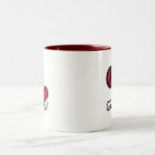 Tasse 2 Couleurs Amour Grammy de paix (Centre)
