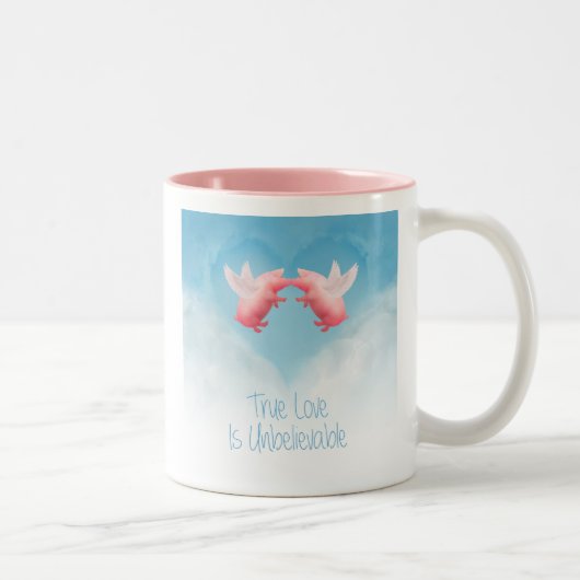 Tasse 2 Couleurs Amour incroyable (Droit)