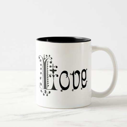 Tasse 2 Couleurs Amour Loopy Fancy (Droit)