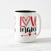 Tasse 2 Couleurs Amour maman (Devant droit)
