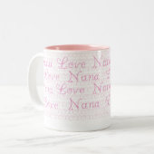 Tasse 2 Couleurs Amour Nana (Devant gauche)
