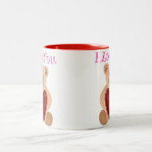 Tasse 2 Couleurs Amour Ours. (Centre)