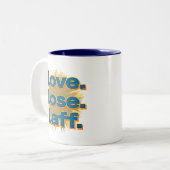 Tasse 2 Couleurs Amour. Perdez. Laff. Gfx-06 (Devant gauche)