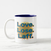 Tasse 2 Couleurs Amour. Perdez. Laff. Gfx-06 (Gauche)
