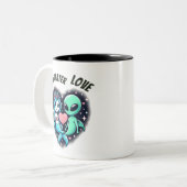 Tasse 2 Couleurs Amour sous-marin (Devant gauche)