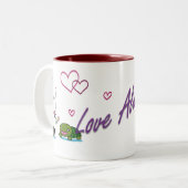 Tasse 2 Couleurs Amour toujours (Devant gauche)