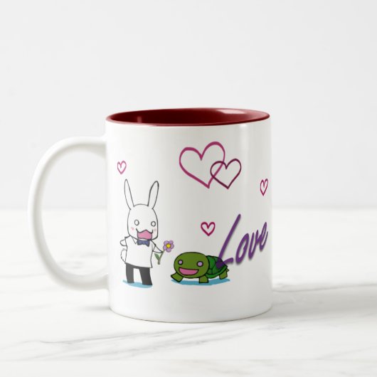 Tasse 2 Couleurs Amour toujours (Gauche)