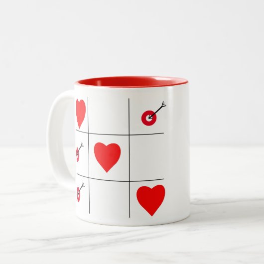 TASSE 2 COULEURS AMOUR WINS (Devant gauche)
