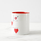 TASSE 2 COULEURS AMOUR WINS (Centre)
