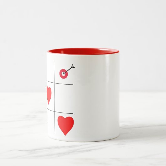 TASSE 2 COULEURS AMOUR WINS (Centre)