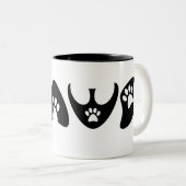 Tasse 2 Couleurs Amoureux des animaux se sentant (Devant droit)
