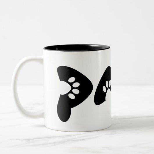 Tasse 2 Couleurs Amoureux des animaux se sentant (Gauche)