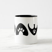 Tasse 2 Couleurs Amoureux des animaux se sentant (Centre)