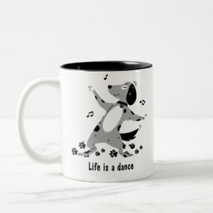 TASSE 2 COULEURS AMOUREUX DES CHIENS