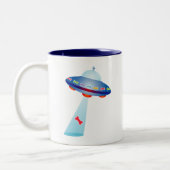 Tasse 2 Couleurs Amoureux des chiens - Navire spatial (Gauche)