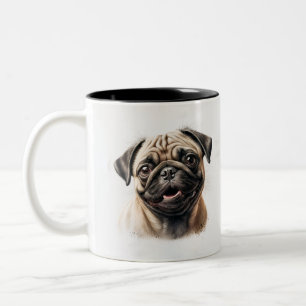 Tasse 2 Couleurs Amoureux des chiens photo pour animal de compagnie