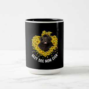 Tasse 2 Couleurs Amoureux des mères de Terre-Neuve cadeau de chie