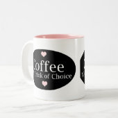 Tasse 2 Couleurs Amoureux du café (Devant gauche)