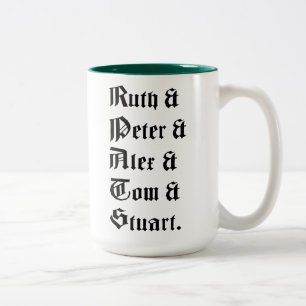 Tasse 2 Couleurs Ampersand Mug, amis de la ferme