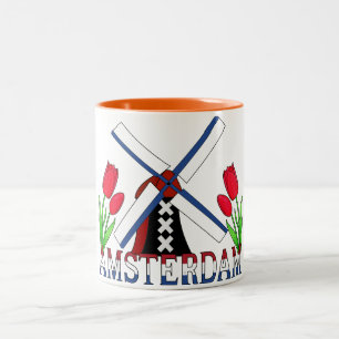 Tasse 2 Couleurs Amsterdam Pays-Bas