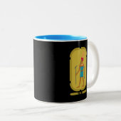 Tasse 2 Couleurs Amun Dieu De L'Air (Devant droit)