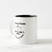Tasse 2 Couleurs Amusant avocat Coques en détention (Devant gauche)