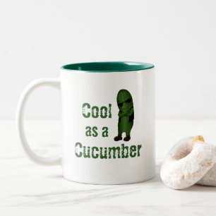 Tasse 2 Couleurs Amusant Cool Comme Un Concombre