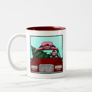 Tasse 2 Couleurs Amusant Humour de Noël Boug Spectickles
