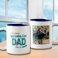 Amusant incroyablement Cool Papa personnalisé cade