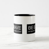 Tasse 2 Couleurs Amusant Musique d'ordinateur (Centre)