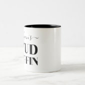 Tasse 2 Couleurs Amusant Petit ami Mari Stud Muffin (Centre)