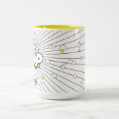 Tasse 2 Couleurs Amusant Simple SUPER POP! Blague sur le maïs souff (Centre)