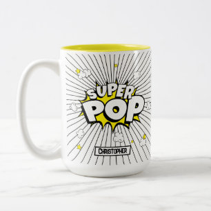 Tasse 2 Couleurs Amusant Simple SUPER POP! Blague sur le maïs souff