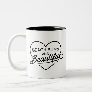 Tasse 2 Couleurs Amusant Surfer Maman pour être été Plage Bum Punny