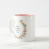 Tasse 2 Couleurs Amusante mère à fille muette (Devant gauche)