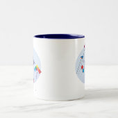 Tasse 2 Couleurs Amusement avec des cerfs-volants (Centre)