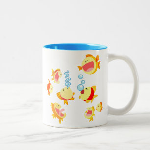 Tasse 2 Couleurs Amusez-vous dans le réservoir de poisson (poisson
