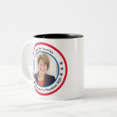 Tasse 2 Couleurs Amy Klobuchar (Devant gauche)