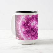 Tasse 2 Couleurs An Outer Space Pink Star (Devant gauche)