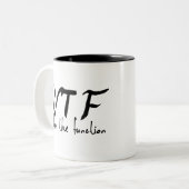 Tasse 2 Couleurs Analyste du comportement (Devant gauche)