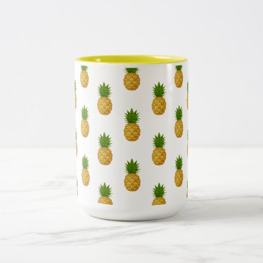 Tasse 2 Couleurs Ananas (Centre)
