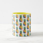 Tasse 2 Couleurs Ananas (Centre)