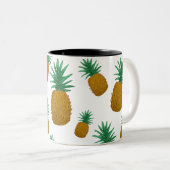 Tasse 2 Couleurs Ananas dansant (Devant droit)